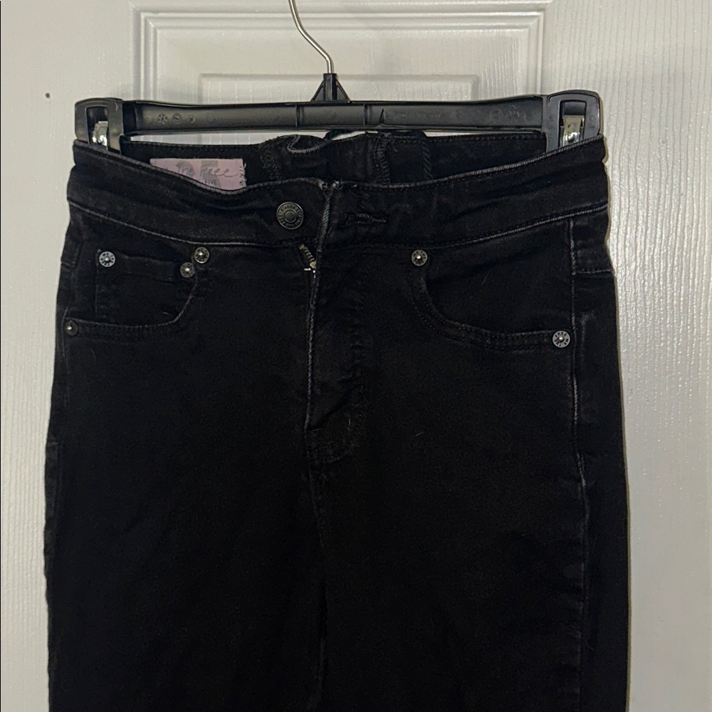 Free People's We The Free FitnFlare Jeans with Corset style Back - Picture 3 of 7